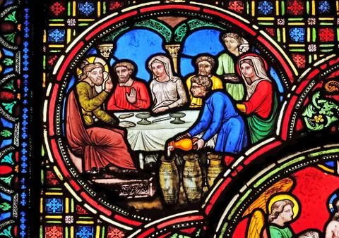 Wedding at Cana Stock Photos