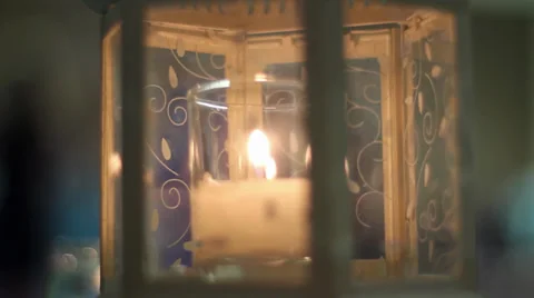 Wedding candle Stock Footage 37004611