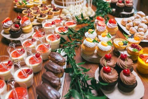 Wedding candy bar 写真素材