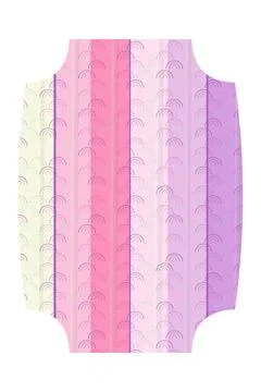 Wedding candy blossom decorative backdrop with curved scale line surface pattern イラスト素材
