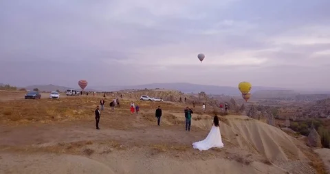 Wedding in Cappadocia. Video stock 96750575
