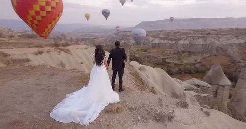 Wedding in Cappadocia. Video stock 96750691