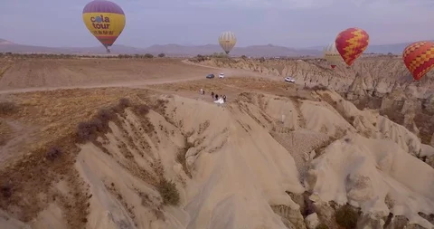 Wedding in Cappadocia. Video stock 96750696