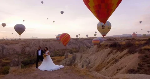 Wedding in Cappadocia. Video stock 96750729