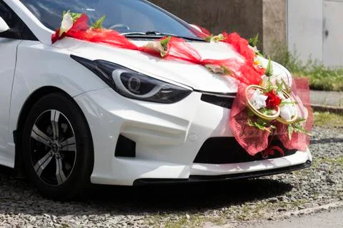 Wedding car Stock Photos