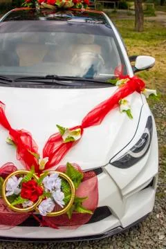 Wedding car Stock Photos