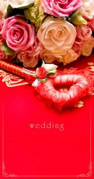 Wedding card background Foto stock