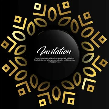 Wedding card with creative design and elegent style 스톡 일러스트