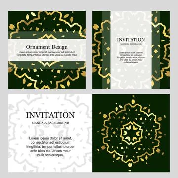Wedding card with creative design and elegent style Illustrazione stock
