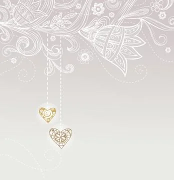 Wedding card Stock Illustration