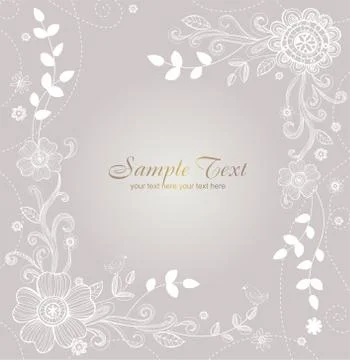 Wedding card Stock-Illustration