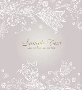 Wedding card Stock Illustration