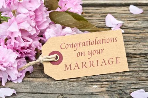 Wedding card Stock Photos