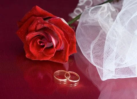 Wedding card Stock Photos