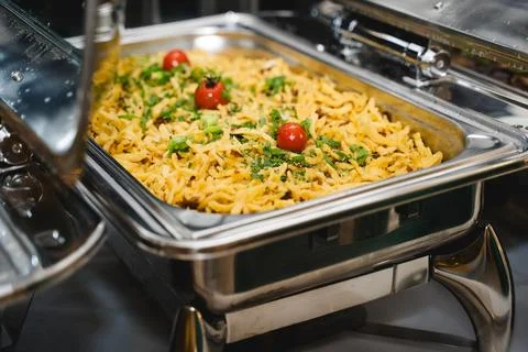 Wedding catering buffet Foto stock