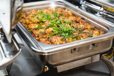 Wedding catering buffet Stock Photos