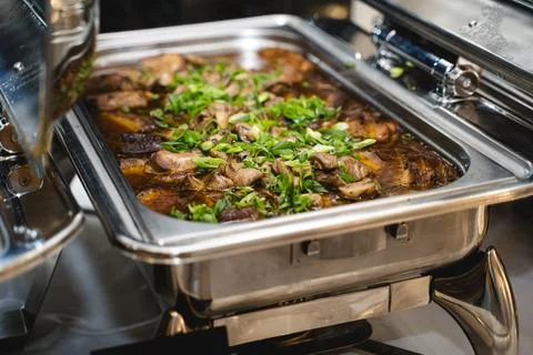 Wedding catering buffet Foto stock
