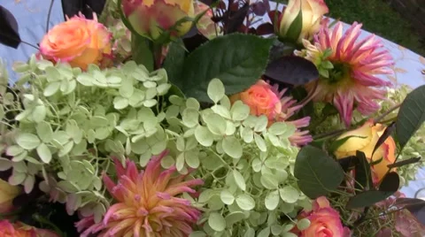 Wedding Centerpiece Stock Footage 47324987