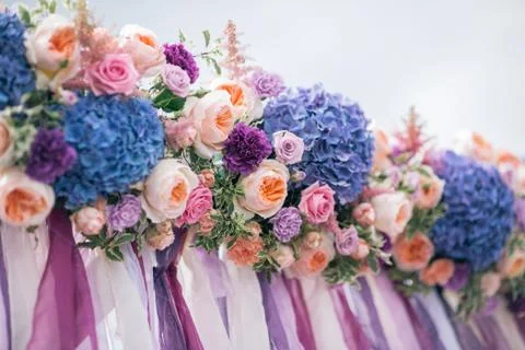 Wedding ceremony arch Stock Photos