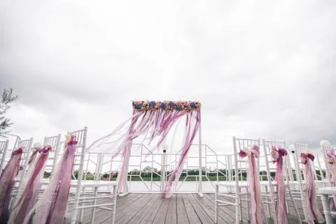 Wedding ceremony arch 写真素材
