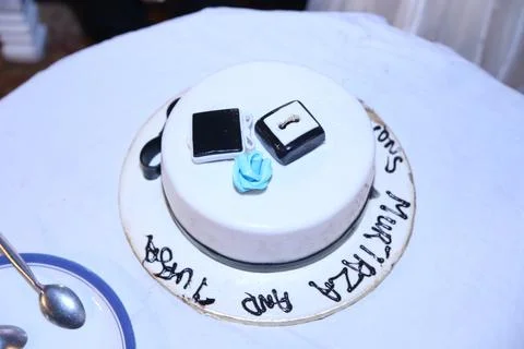 Wedding Ceremony Cake Foto stock