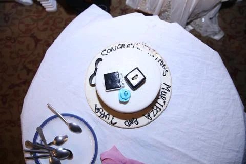 Wedding Ceremony Cake Foto stock