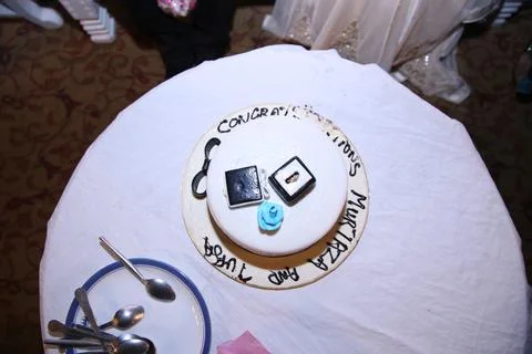 Wedding Ceremony Cake Foto stock