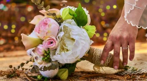 Wedding ceremony concept. Stock Photos