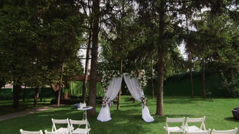 Wedding ceremony decoration Stock-Footage 172308317