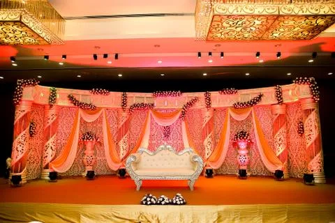 Wedding Ceremony Decorations Stock Photos