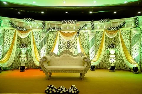 Wedding Ceremony Decorations Foto stock