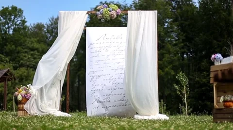 Wedding ceremony Stock Footage 45969546