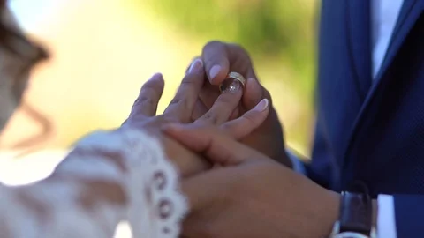 Wedding Ceremony Stock Footage 97385443
