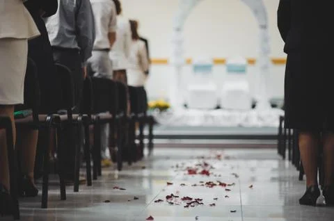 Wedding ceremony location Stock Photos