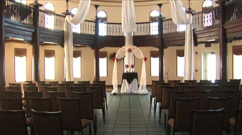 Wedding Ceremony place Stock Footage 22247441