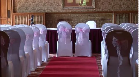 Wedding Ceremony room Stock Photos
