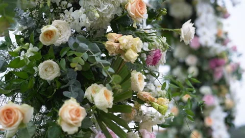 Wedding Ceremony Setup Stock Footage 156398852