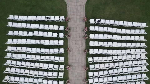 Wedding Chairs Stock Footage 333662056