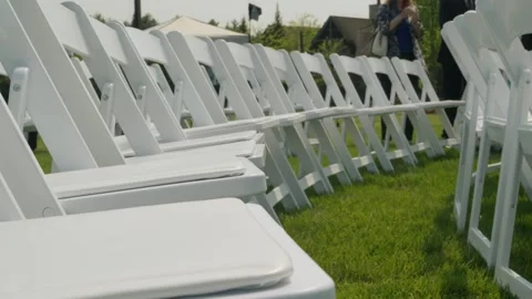 Wedding Chairs Stock Footage 333697644