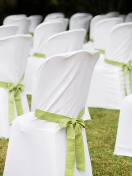 Wedding chairs Stock Photos