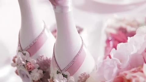 Wedding champagne Stock Footage 146575415