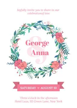 Wedding Collection Vector set Stock Illustration