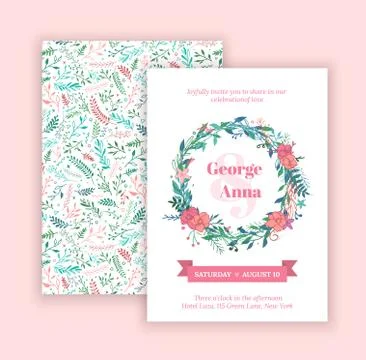 Wedding Collection Vector set Stock Illustration