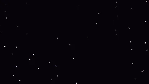Wedding Confetti Flutter Slow Float Loop Background Vidéo 342608056