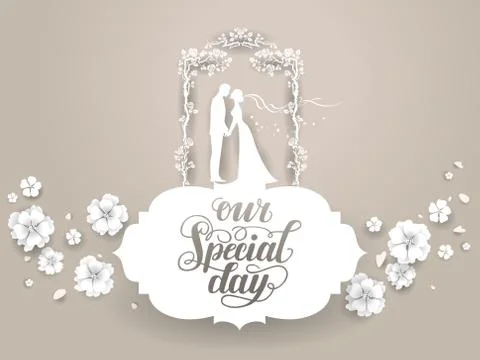 Wedding consept art Stock Illustration