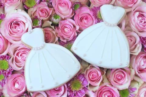 Wedding Cookies Stock Photos