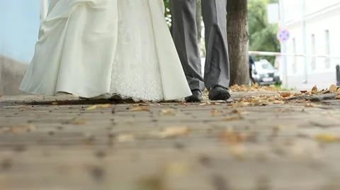 Wedding couple Stock Footage 12749061