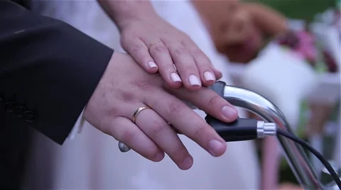 Wedding couple Stock Footage 54437617