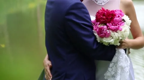 Wedding couple Stock Footage 54437682