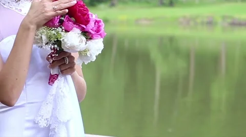 Wedding couple Stockbeeldmateriaal 54437686